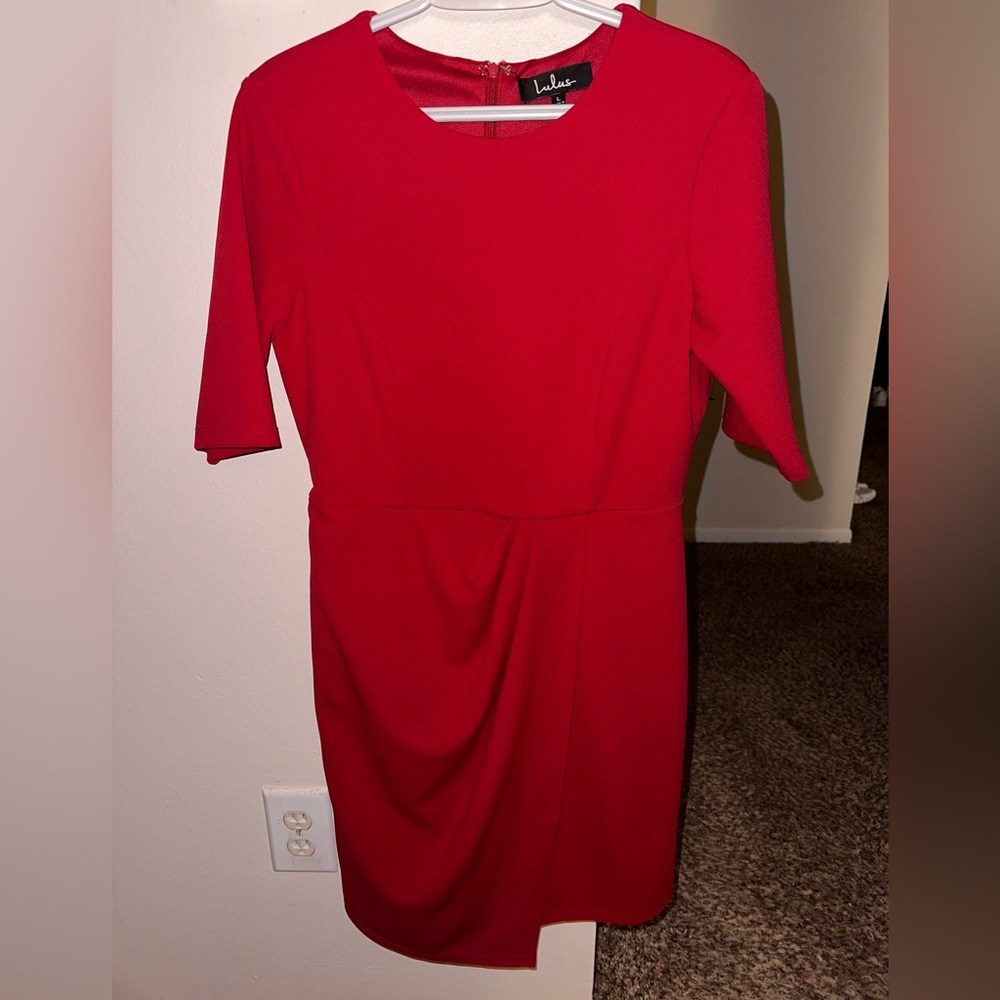 Lulu’s Red Pencil Dress